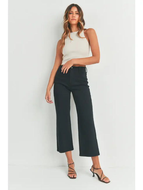 BLACK DENIM TROUSER
